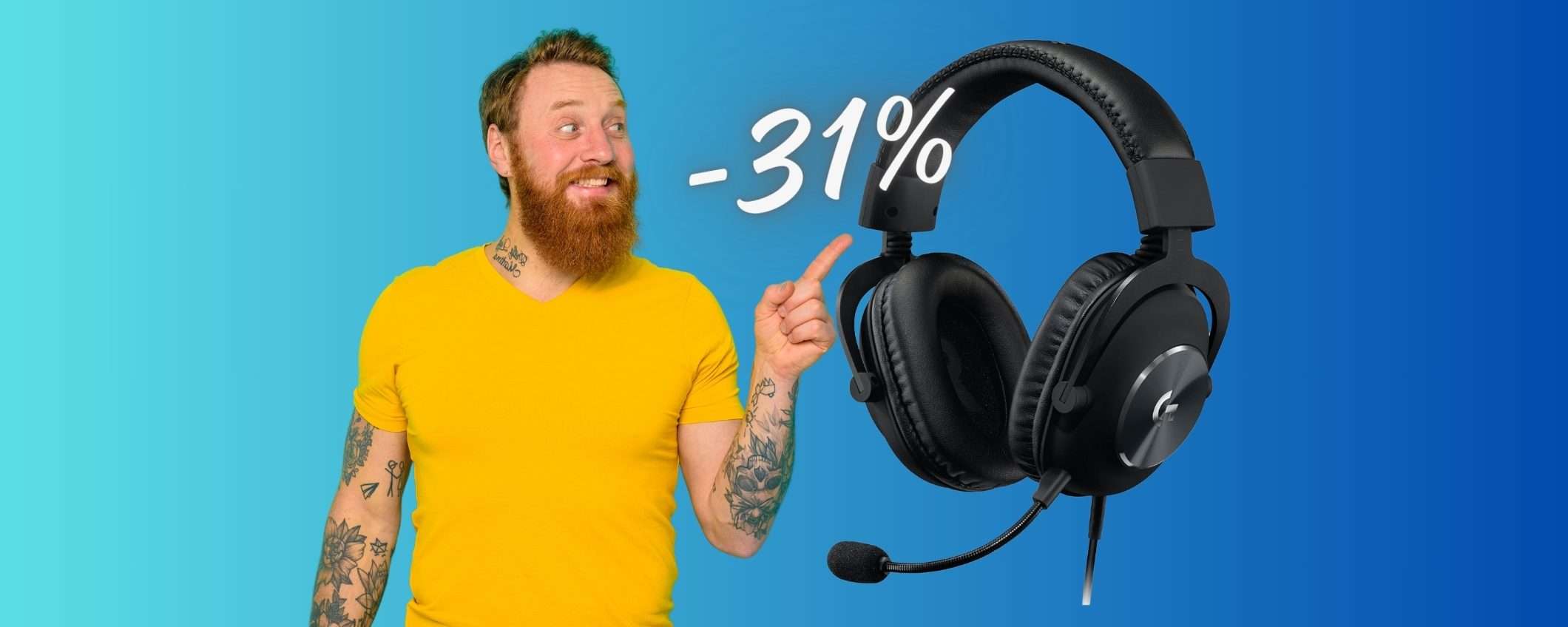 SCONTO HOT del 31% di Amazon sulle cuffie da gaming Logitech Pro X SE SCONTO HOT del 31% di Amazon sulle cuffie da gaming Logitech Pro X SE