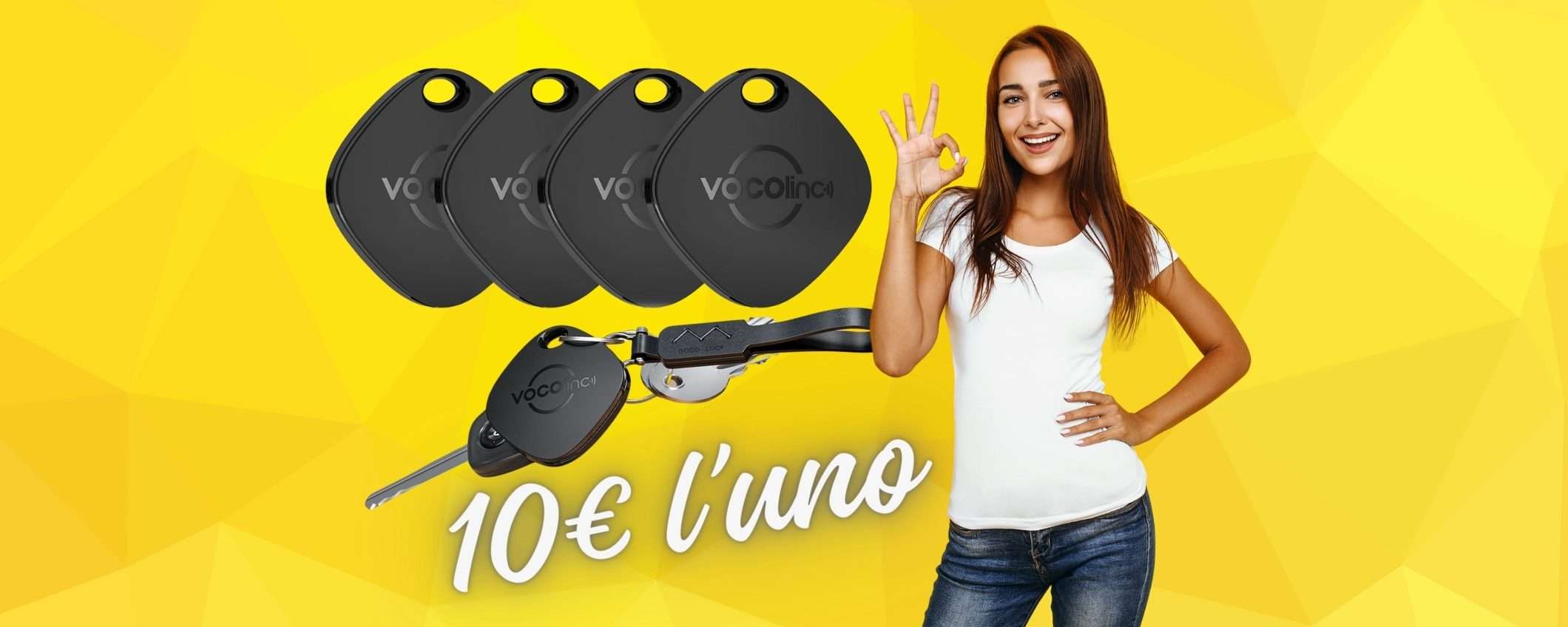 Smart Air Tracker Tag (4PZ) in OFFERTA a TEMPO a SOLI 10€ l'uno su Amazon Smart Air Tracker Tag (4PZ) in OFFERTA a TEMPO a SOLI 10€ l'uno su Amazon