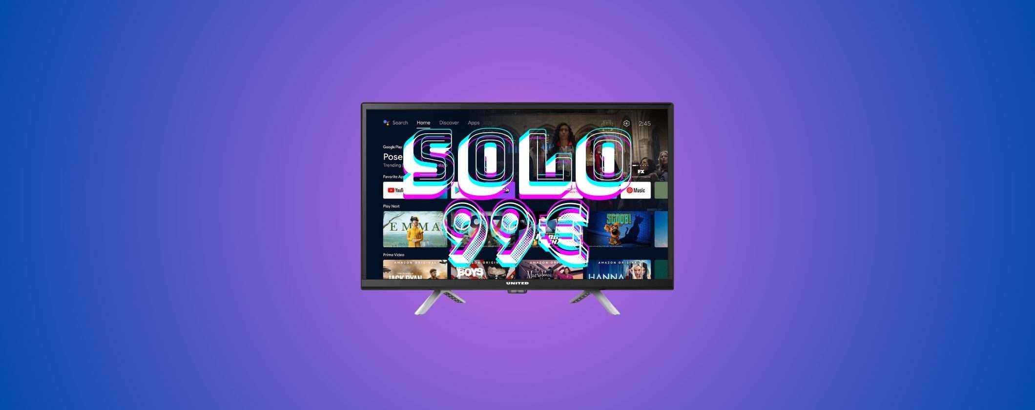 Smart TV da SBALLO a soli 99€ su Unieuro: fai l'AFFARE ORA Smart TV da SBALLO a soli 99€ su Unieuro: fai l'AFFARE ORA