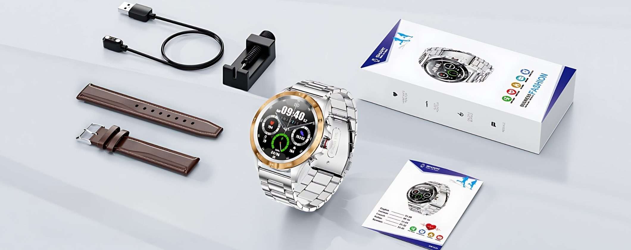 Smartwatch ELEGANTE con chiamate, salute e notifiche a soli 43€ Smartwatch ELEGANTE con chiamate, salute e notifiche a soli 43€