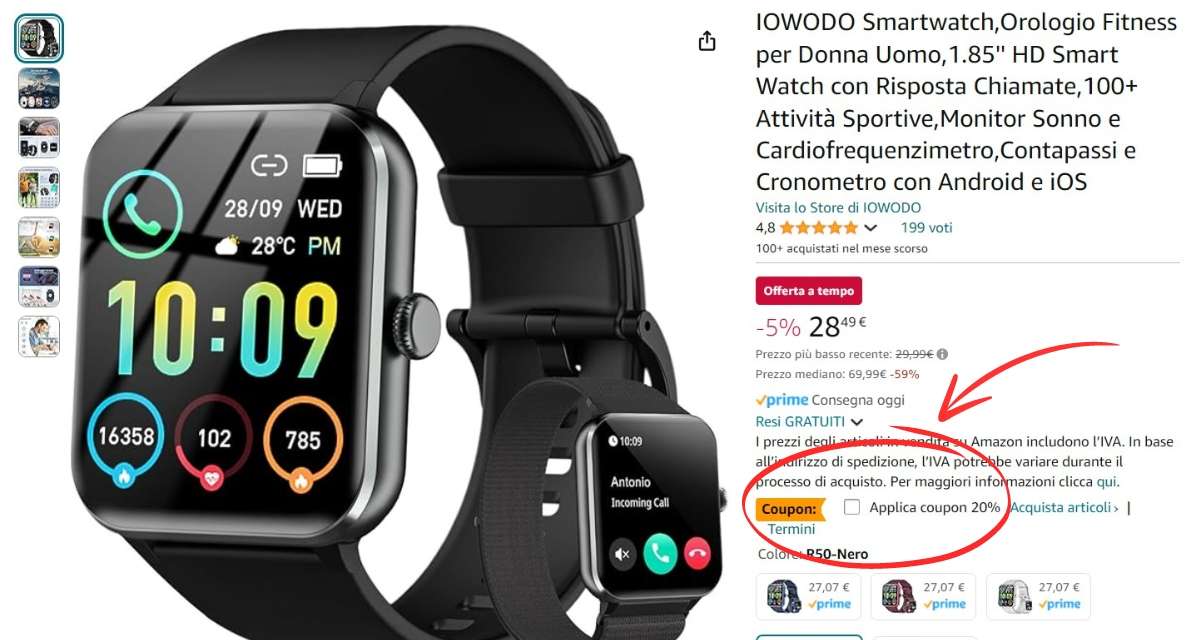 smartwatch-oltre-100-profili-sport-microfono-chiamate-soli-22e-coupon