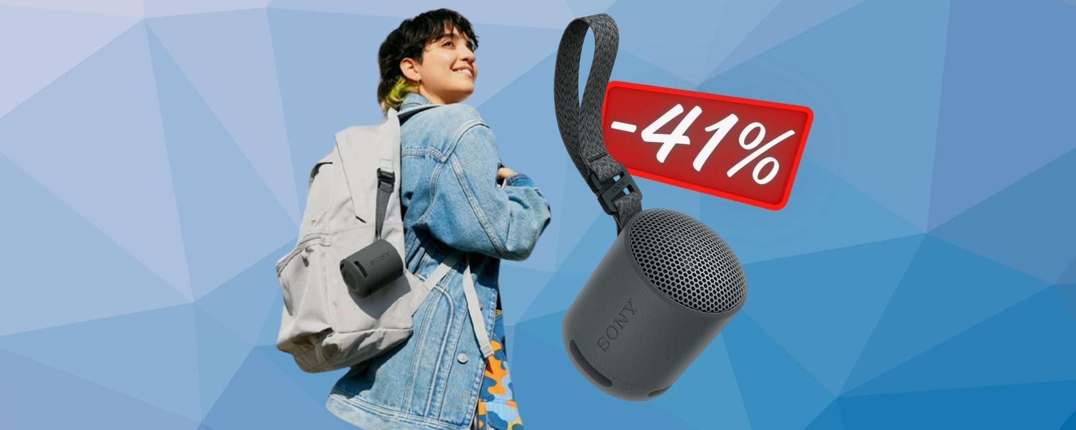 Sony SRS-XB100: mini speaker wireless portatile POTENTE ora al 41% Sony SRS-XB100: mini speaker wireless portatile POTENTE ora al 41%