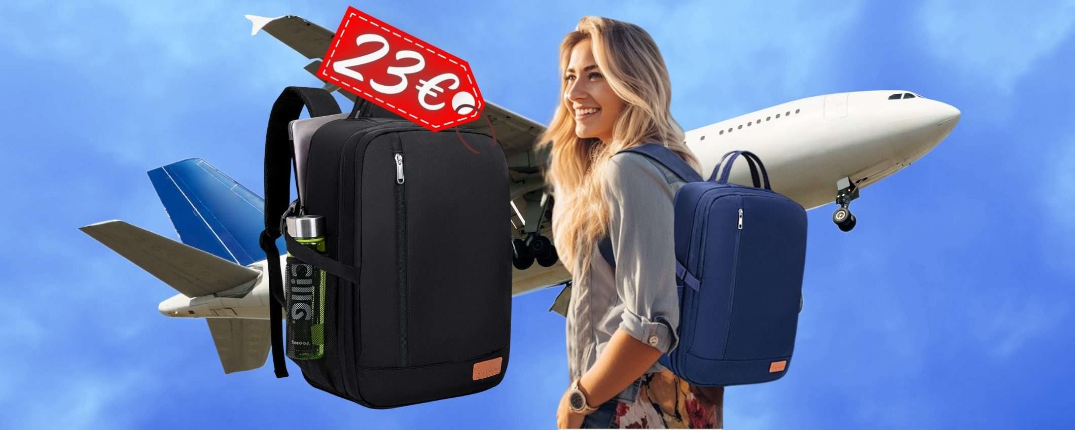 SPETTACOLARE Zaino da Viaggio per volare sereno su Ryanair tuo a 23€ SPETTACOLARE Zaino da Viaggio per volare sereno su Ryanair tuo a 23€