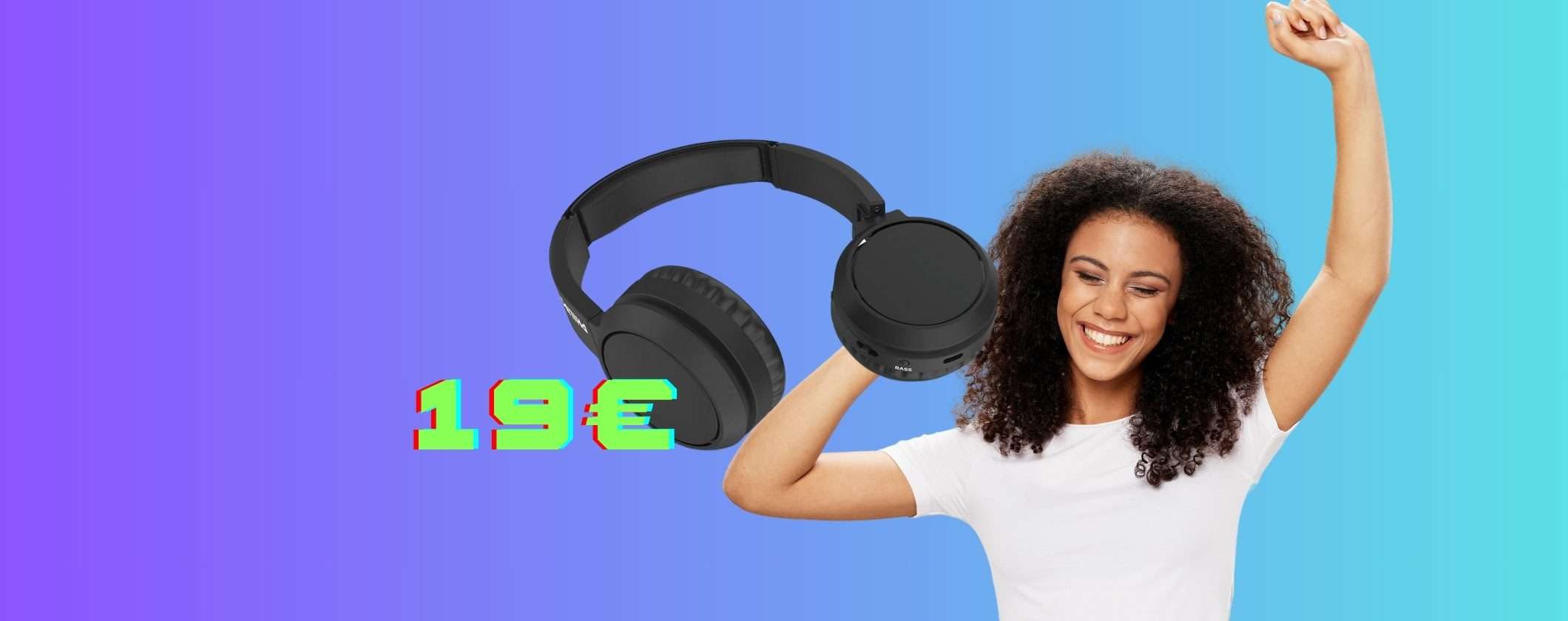 SPLENDIDE Cuffie Wireless Philips 4000 a 19€: 29 ore di musica SPLENDIDE Cuffie Wireless Philips 4000 a 19€: 29 ore di musica