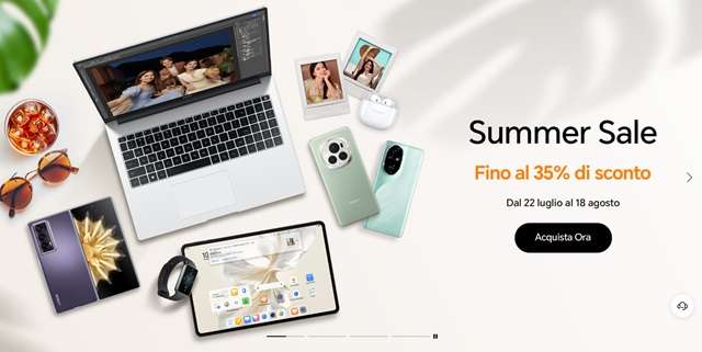 summer sale fino al 35% di sconto honor