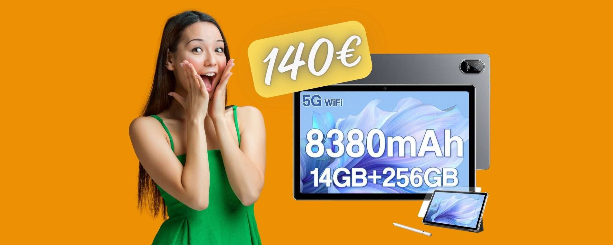 Tablet Android da 11 pollici (8/256GB) a PREZZO da CAPOGIRO su Amazon Tablet Android da 11 pollici (8/256GB) a PREZZO da CAPOGIRO su Amazon