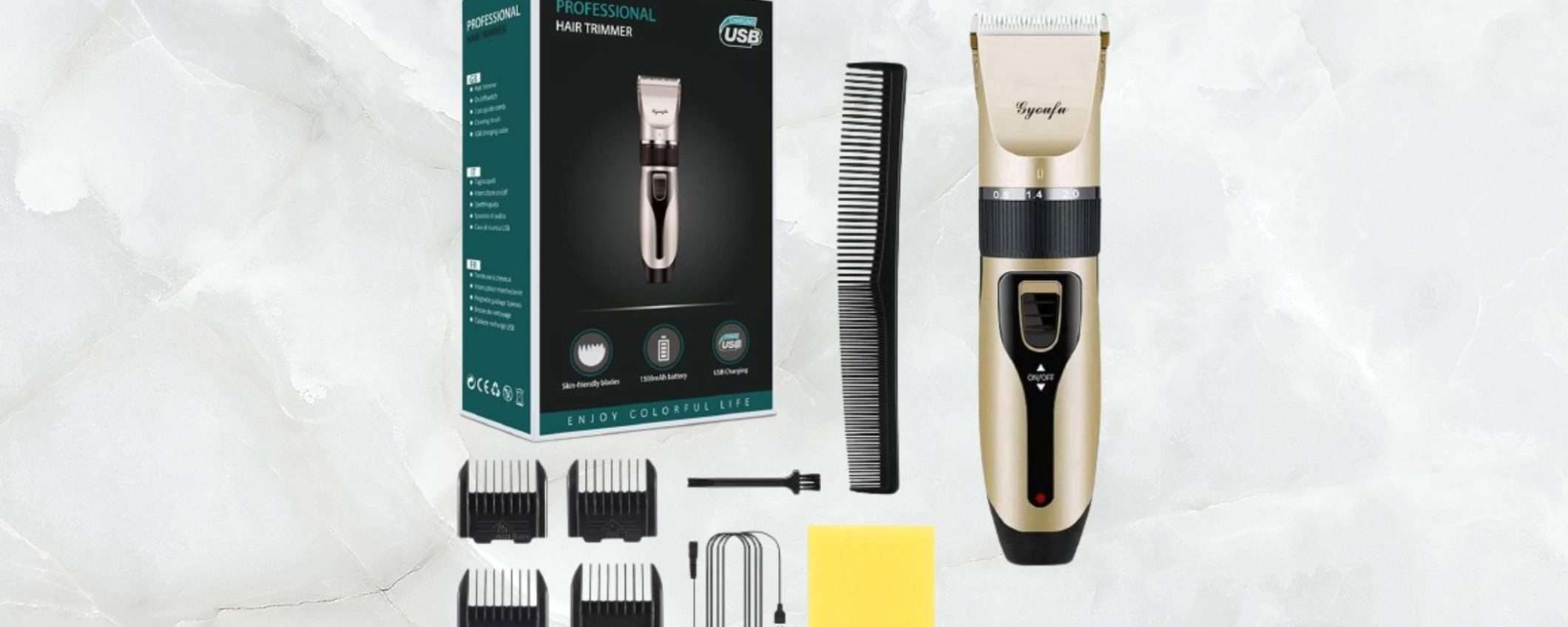 Tagliacapelli PREMIUM ricaricabile a prezzo assurdo: tanti accessori (16€) Tagliacapelli PREMIUM ricaricabile a prezzo assurdo: tanti accessori (16€)