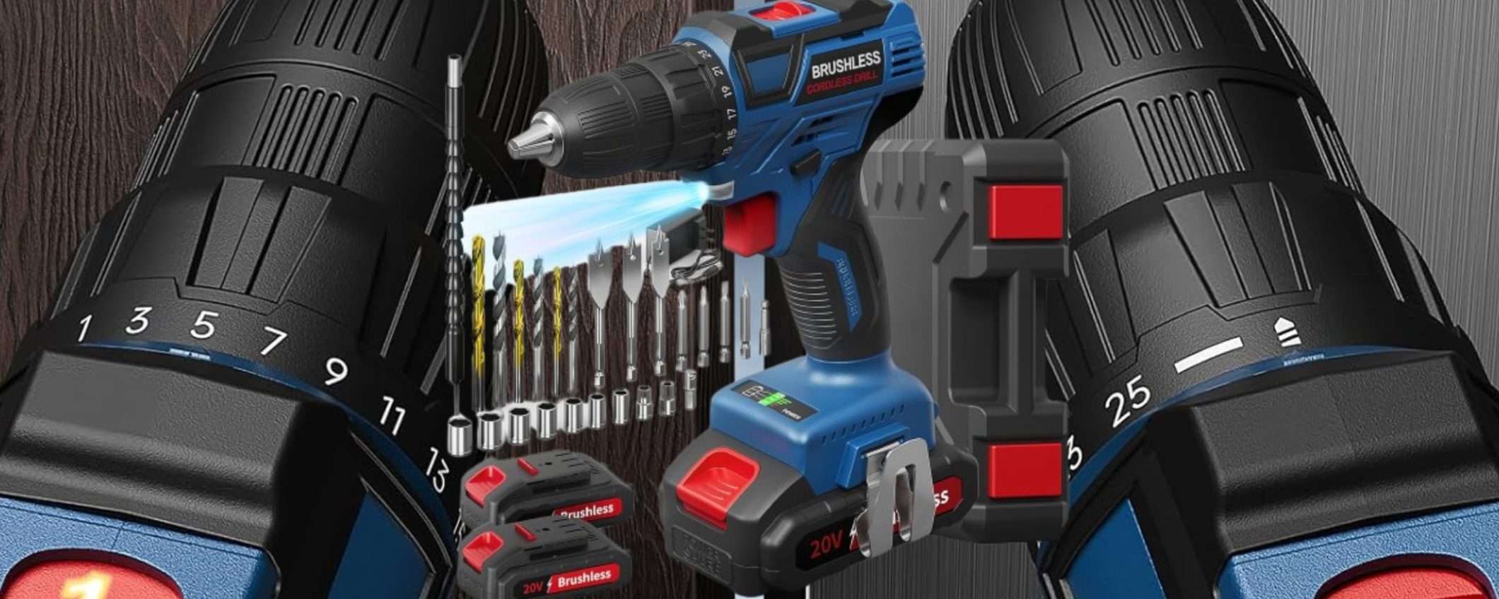 Trapano, 2 batterie, 25 accessori e custodia, Amazon SVALVOLA: tutto per 45€ Trapano, 2 batterie, 25 accessori e custodia, Amazon SVALVOLA: tutto per 45€