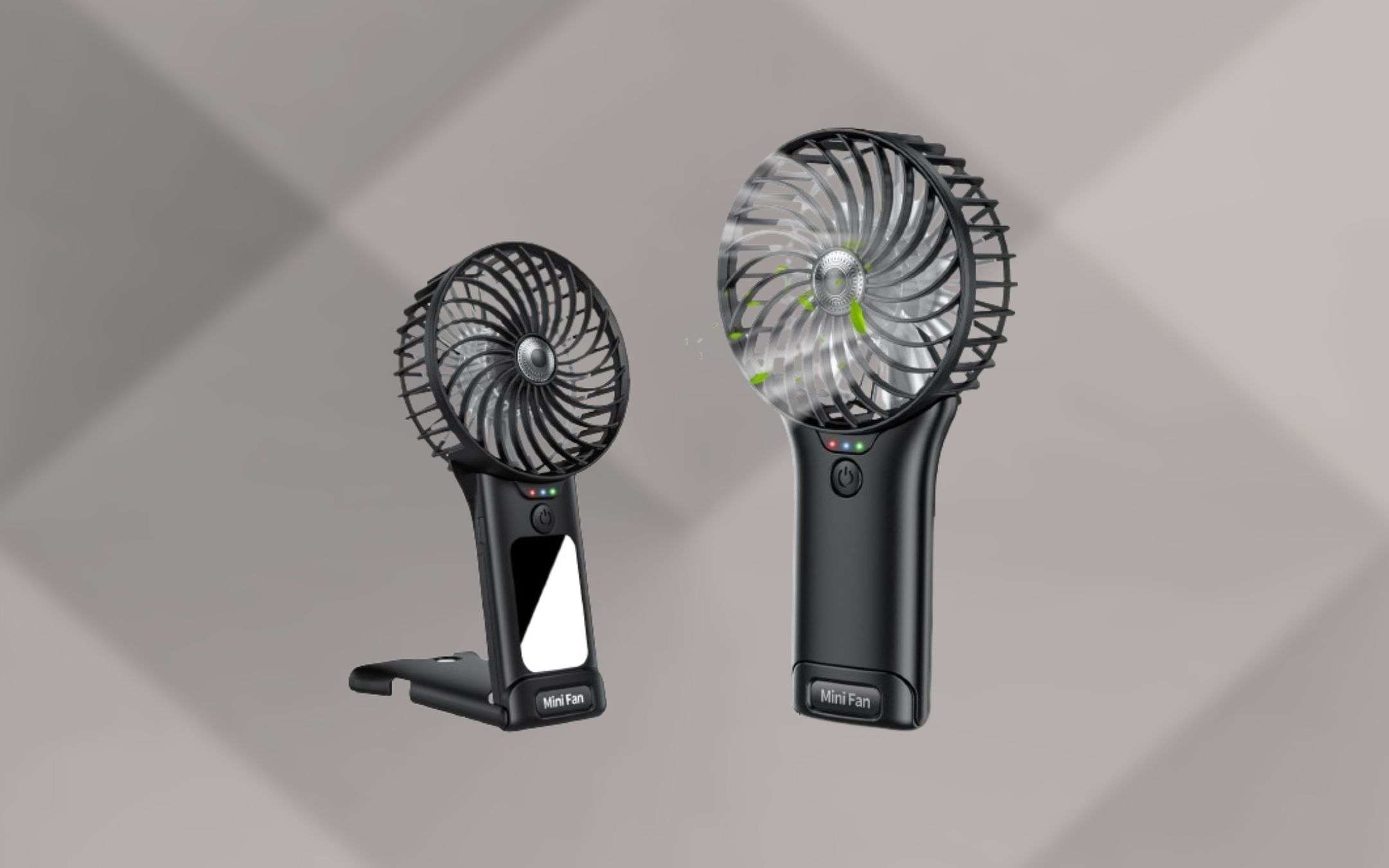 Ventilatore USB Portatile 3 Velocità - Mini Ventilatore Pieghevole per Scrivania, Casa, Ufficio e Viaggi | Leroy Merlin