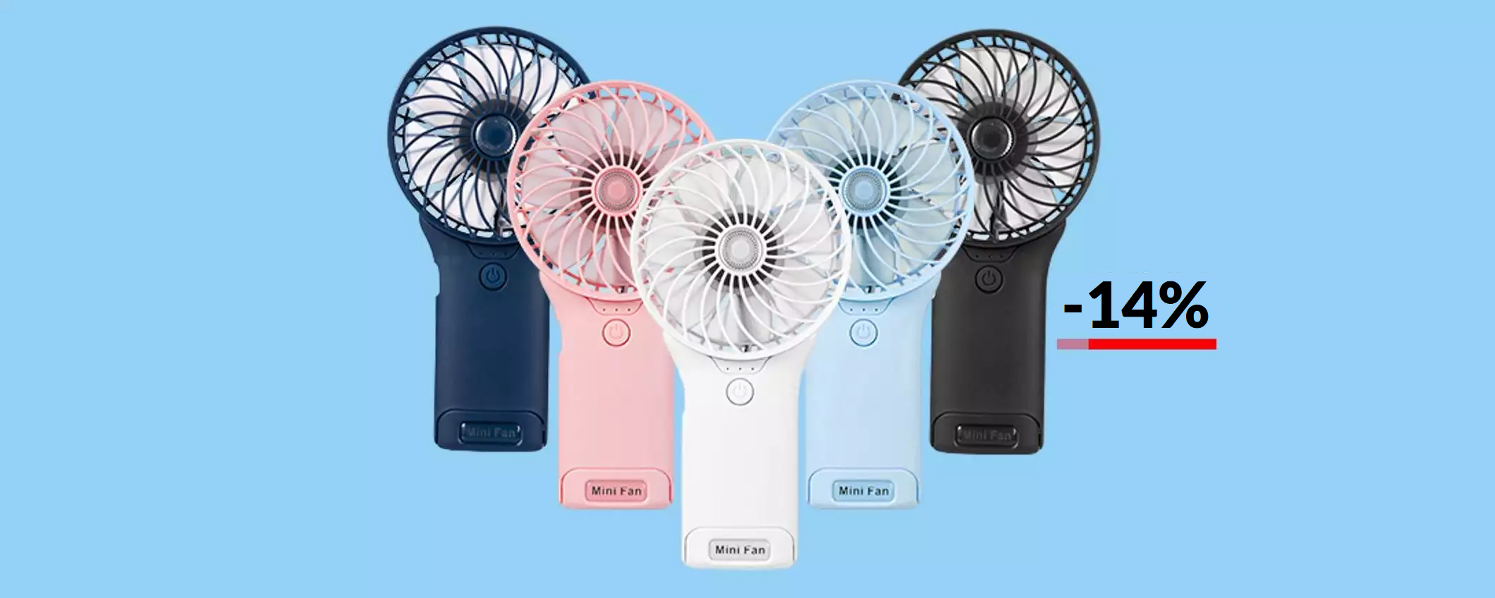 Caldo asfissiante? Bastano 9€ per quest'ottimo ventilatore portatile Caldo asfissiante? Bastano 9€ per quest'ottimo ventilatore portatile
