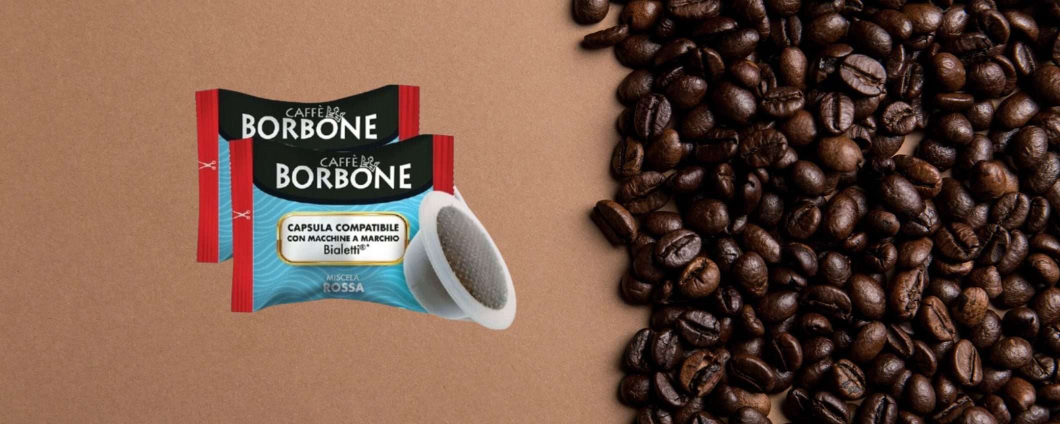 Caffè Borbone miscela Rossa: 200 capsule per Bialetti a soli 40€ Caffè Borbone miscela Rossa: 200 capsule per Bialetti a soli 40€