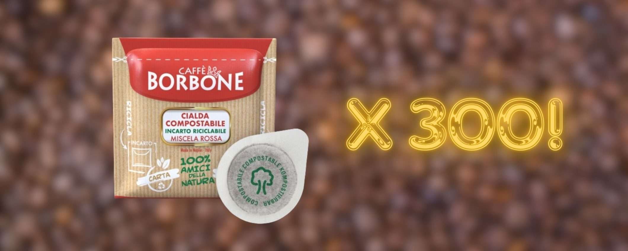 Caffè Borbone Miscela Rossa: 300 cialde filtro carta ESE a soli 44€ su eBay Caffè Borbone Miscela Rossa: 300 cialde filtro carta ESE a soli 44€ su eBay
