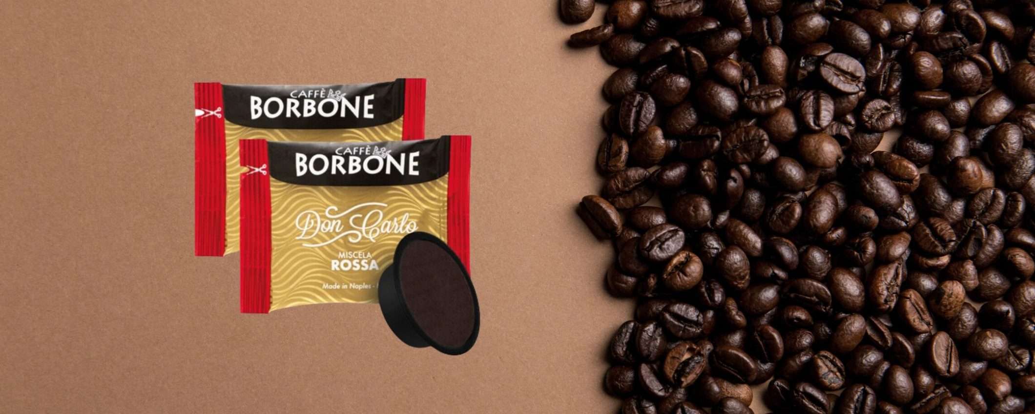 Caffè Borbone Don Carlo Miscela Rossa: 200 capsule per A Modo Mio a soli 37€ Caffè Borbone Don Carlo Miscela Rossa: 200 capsule per A Modo Mio a soli 37€