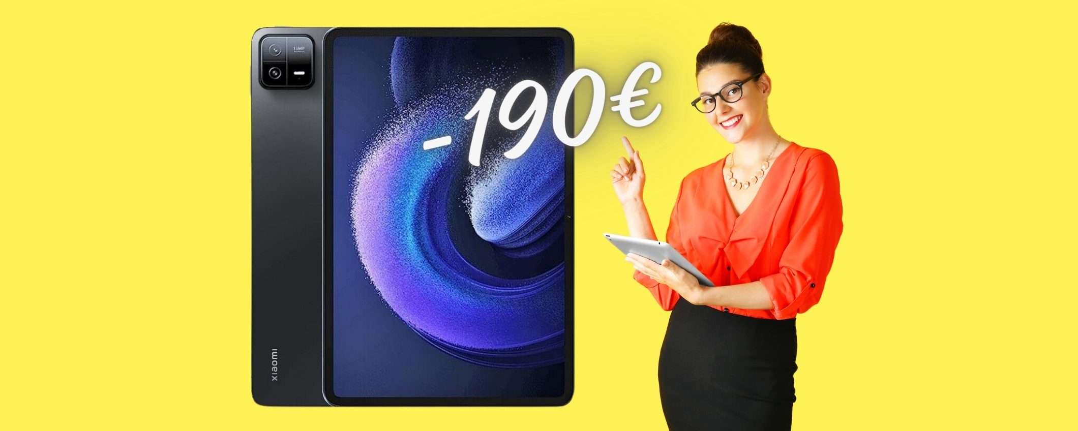 Xiaomi Pad 6 (8/256GB) in OFFERTA ESAGERATA su eBay a 190€ in MENO Xiaomi Pad 6 (8/256GB) in OFFERTA ESAGERATA su eBay a 190€ in MENO