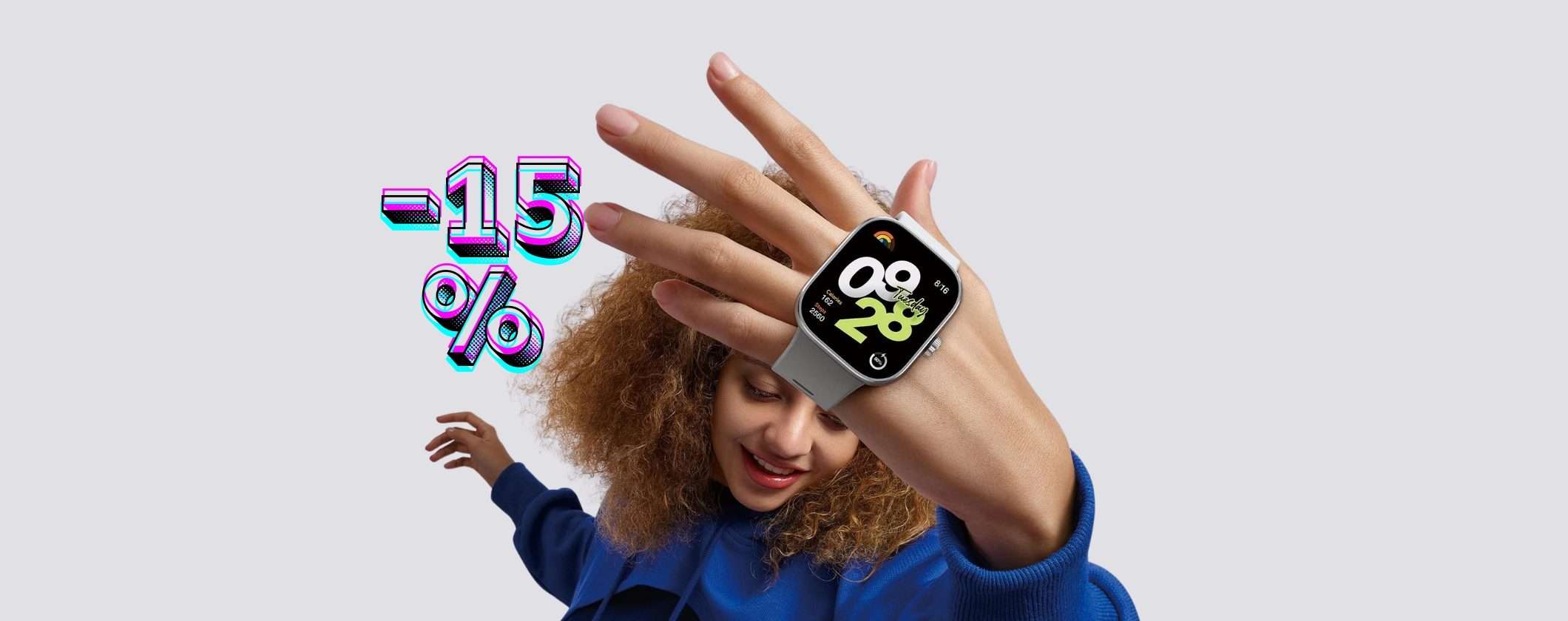 Xiaomi Redmi Watch 4 al 15% di SCONTO su Unieuro Xiaomi Redmi Watch 4 al 15% di SCONTO su Unieuro