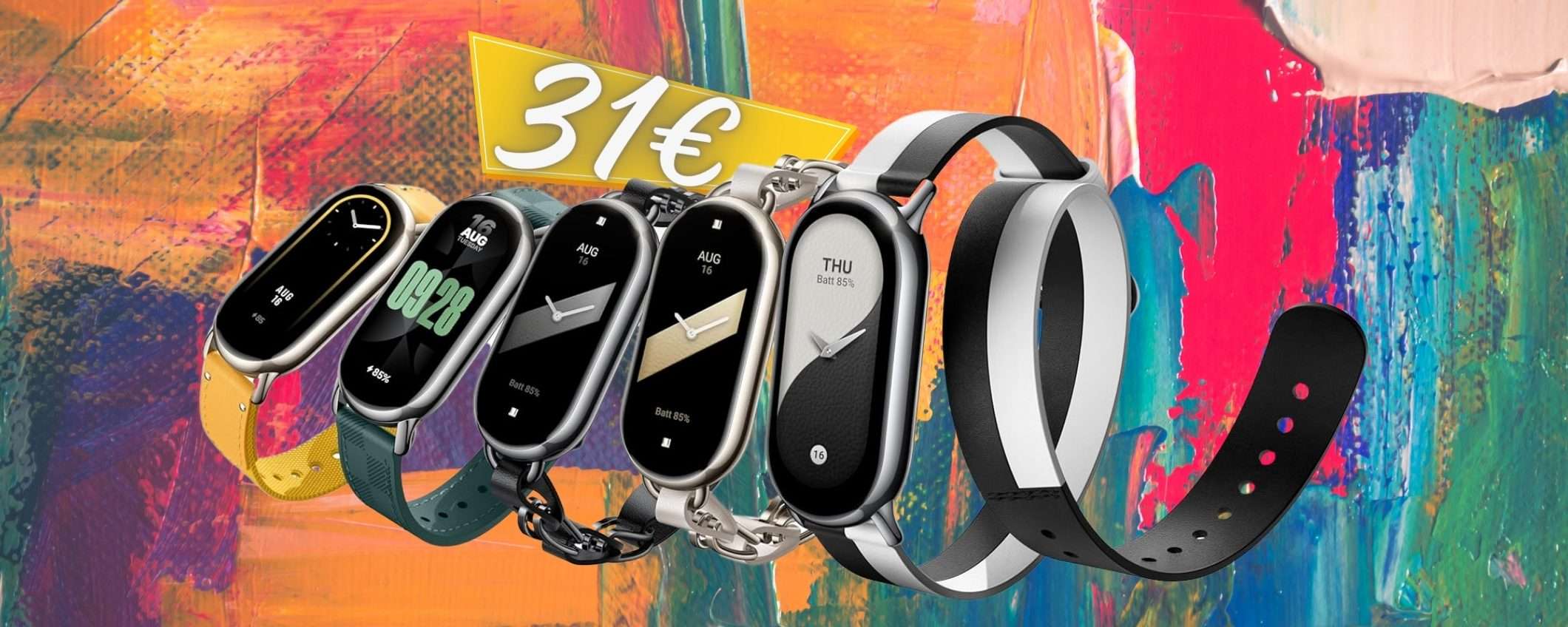 Xiaomi Smart Band 8: impermeabile e con 16gg di autonomia a SOLI 31€ Xiaomi Smart Band 8: impermeabile e con 16gg di autonomia a SOLI 31€