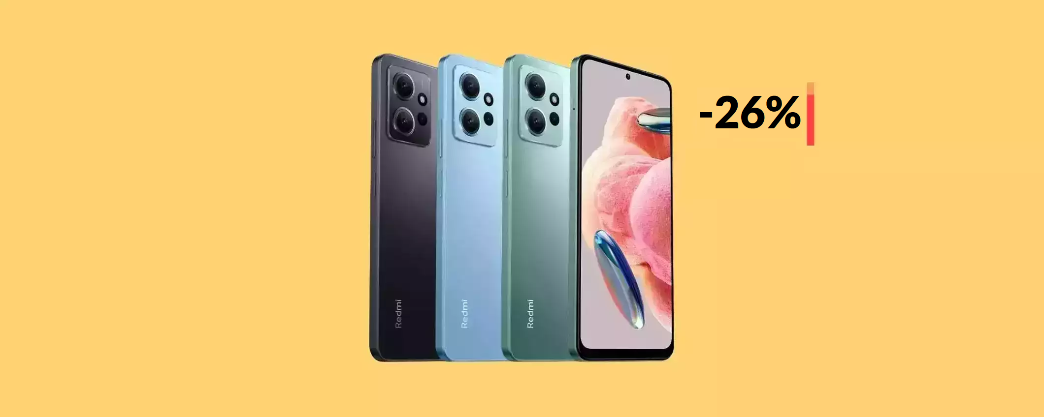 Xiaomi Redmi Note 12 con fotocamera da 50MP: oggi è tuo a 134€ Xiaomi Redmi Note 12 con fotocamera da 50MP: oggi è tuo a 134€