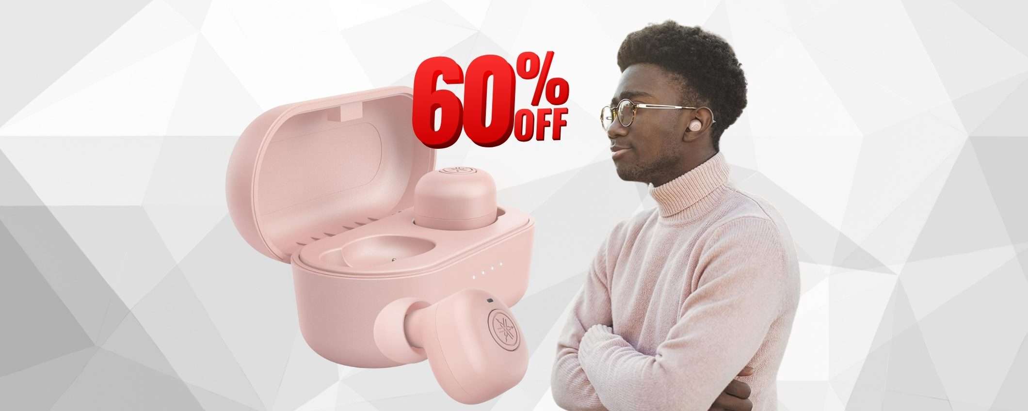 Yamaha TW-E3B: MERAVIGLIOSE cuffiette Bluetooth in OFFERTA al 60% Yamaha TW-E3B: MERAVIGLIOSE cuffiette Bluetooth in OFFERTA al 60%