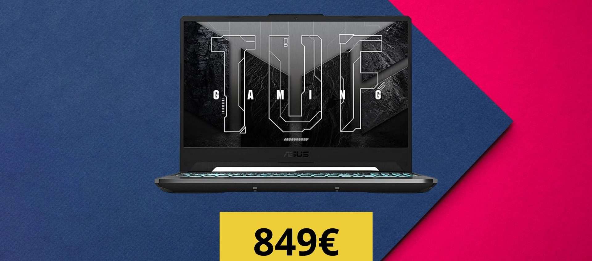 ASUS TUF A15: laptop da gaming potente a un prezzo scontato (849€) ASUS TUF A15: laptop da gaming potente a un prezzo scontato (849€)