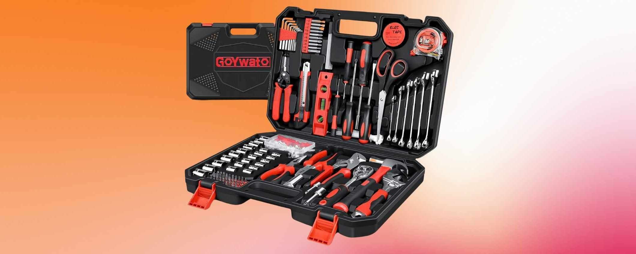 Valigetta degli attrezzi da 287 pezzi in ottima offerta su Amazon (-15%) Valigetta degli attrezzi da 287 pezzi in ottima offerta su Amazon (-15%)