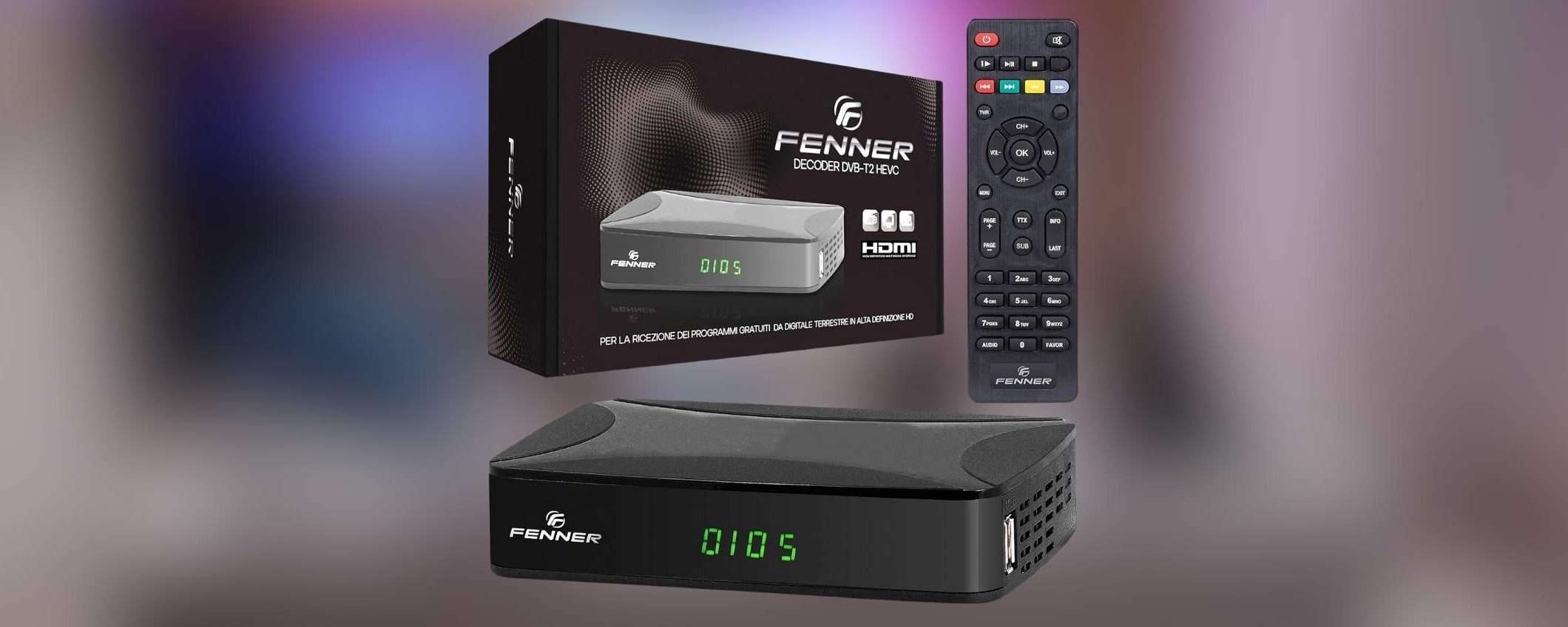 Decoder digitale terrestre già aggiornato in offerta su Amazon a 21 euro Decoder digitale terrestre già aggiornato in offerta su Amazon a 21 euro