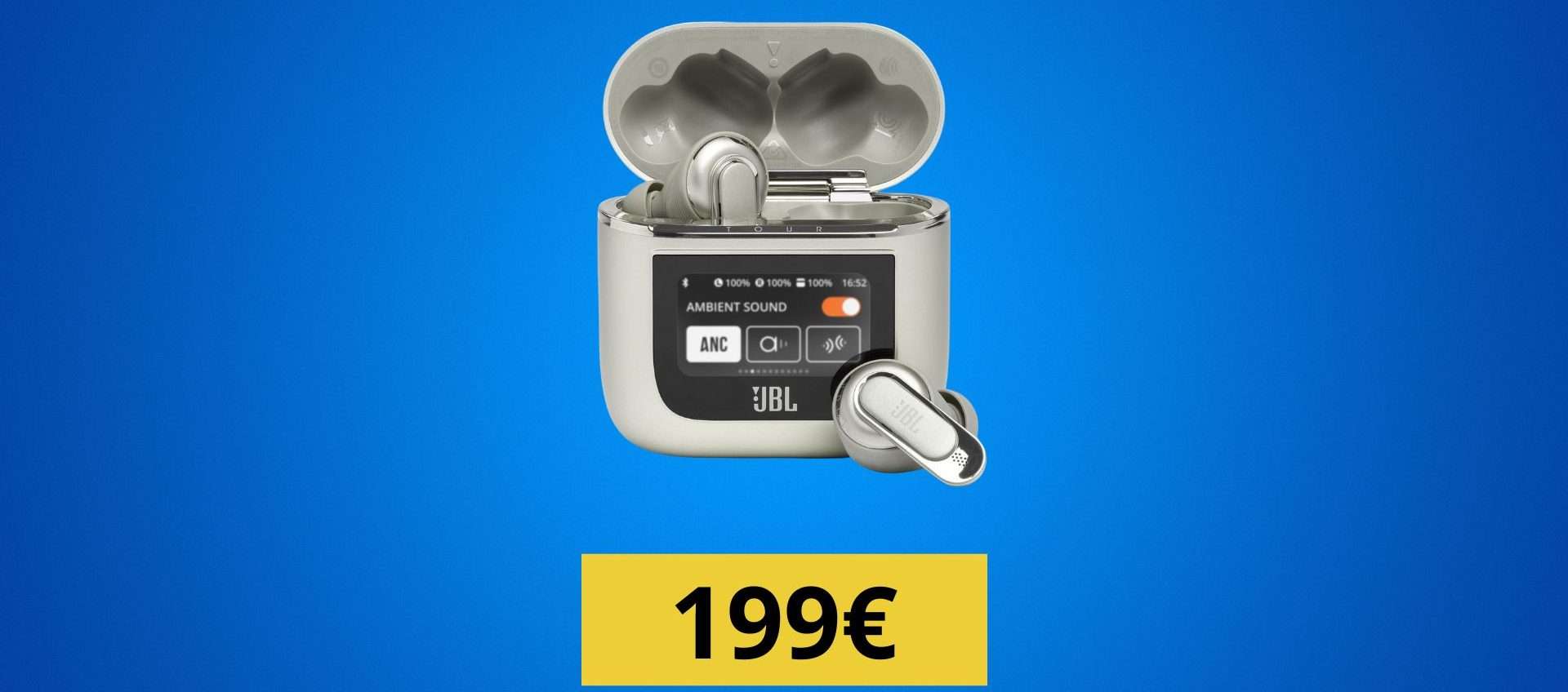 JBL Tour Pro 2 in offerta: auricolari con mini-display a prezzo bomba (-29%) JBL Tour Pro 2 in offerta: auricolari con mini-display a prezzo bomba (-29%)