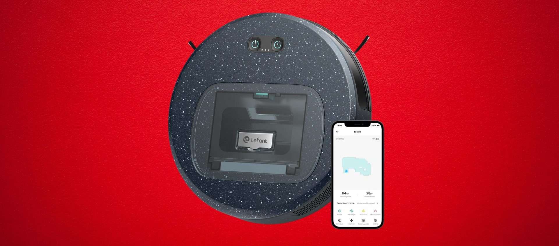 Robot aspirapolvere Lefant F1: solo 149,99€ (-42%) per tanta potenza e funzioni avanzate Robot aspirapolvere Lefant F1: solo 149,99€ (-42%) per tanta potenza e funzioni avanzate