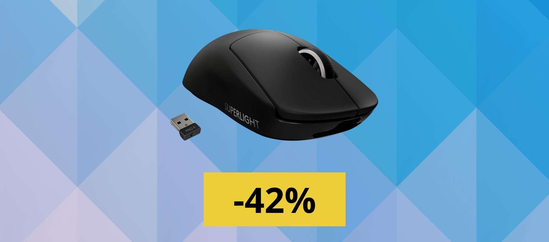Logitech G Pro X Superlight in offerta: mouse gaming leggerissimo e straordinario Logitech G Pro X Superlight in offerta: mouse gaming leggerissimo e straordinario