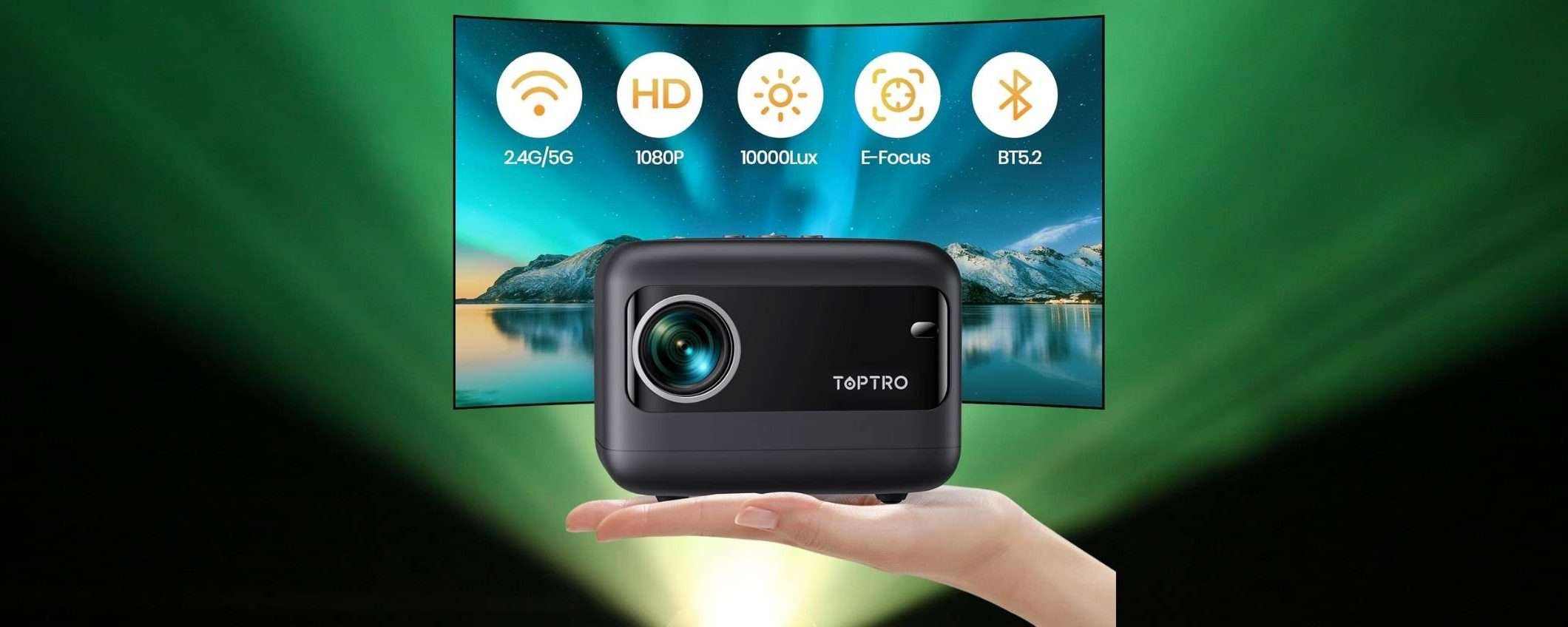Cinema in casa con questo mini proiettore portatile in doppio sconto Amazon Cinema in casa con questo mini proiettore portatile in doppio sconto Amazon