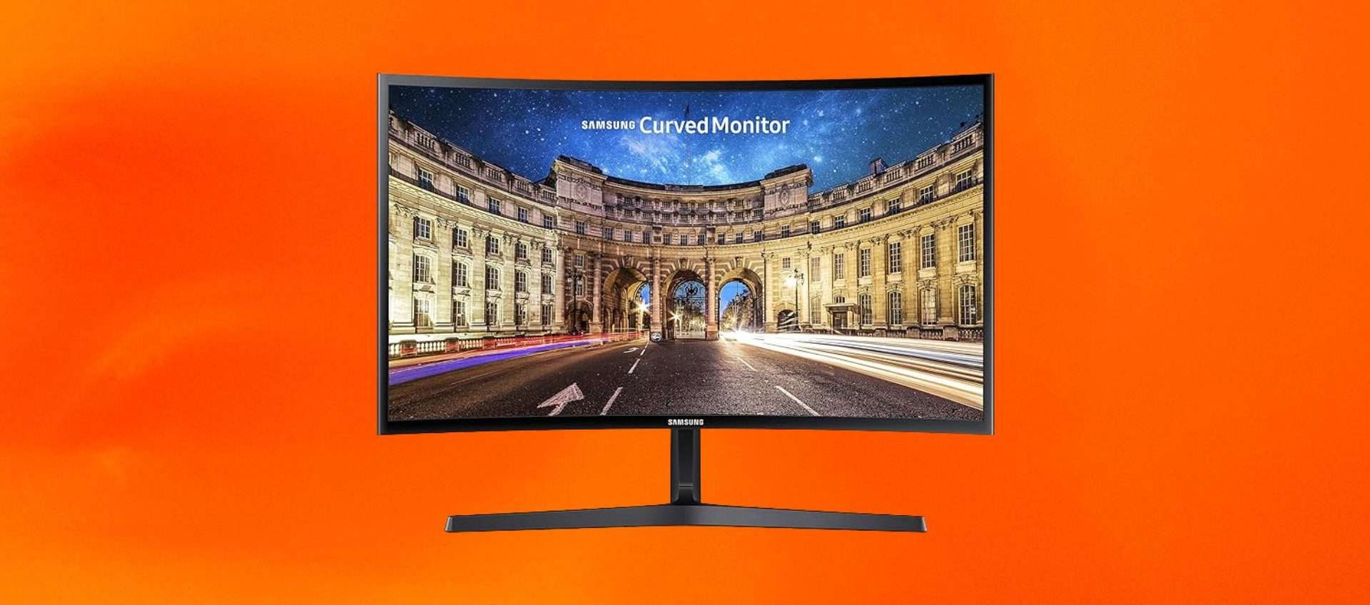 Monitor curvo Samsung in super offerta: lo paghi solo 109,90 euro (Amazon) Monitor curvo Samsung in super offerta: lo paghi solo 109,90 euro (Amazon)