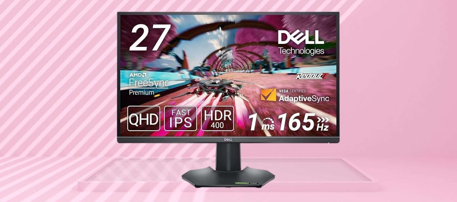 Monitor gaming Dell in offerta su Amazon: solo 255€ per QHD,165Hz e 1ms Monitor gaming Dell in offerta su Amazon: solo 255€ per QHD,165Hz e 1ms
