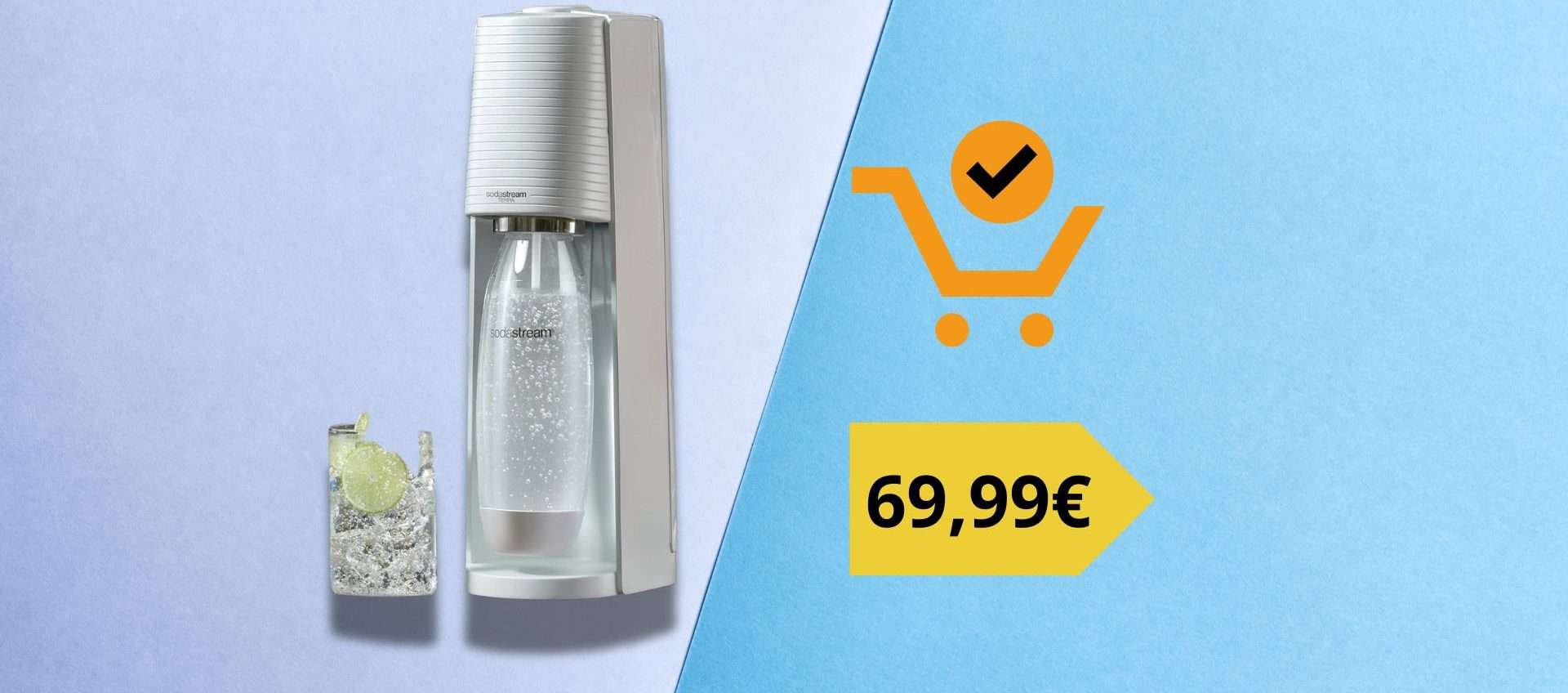SodaStream Terra Megapack in offerta: acqua frizzante fai-da-te a soli 69,99€ SodaStream Terra Megapack in offerta: acqua frizzante fai-da-te a soli 69,99€