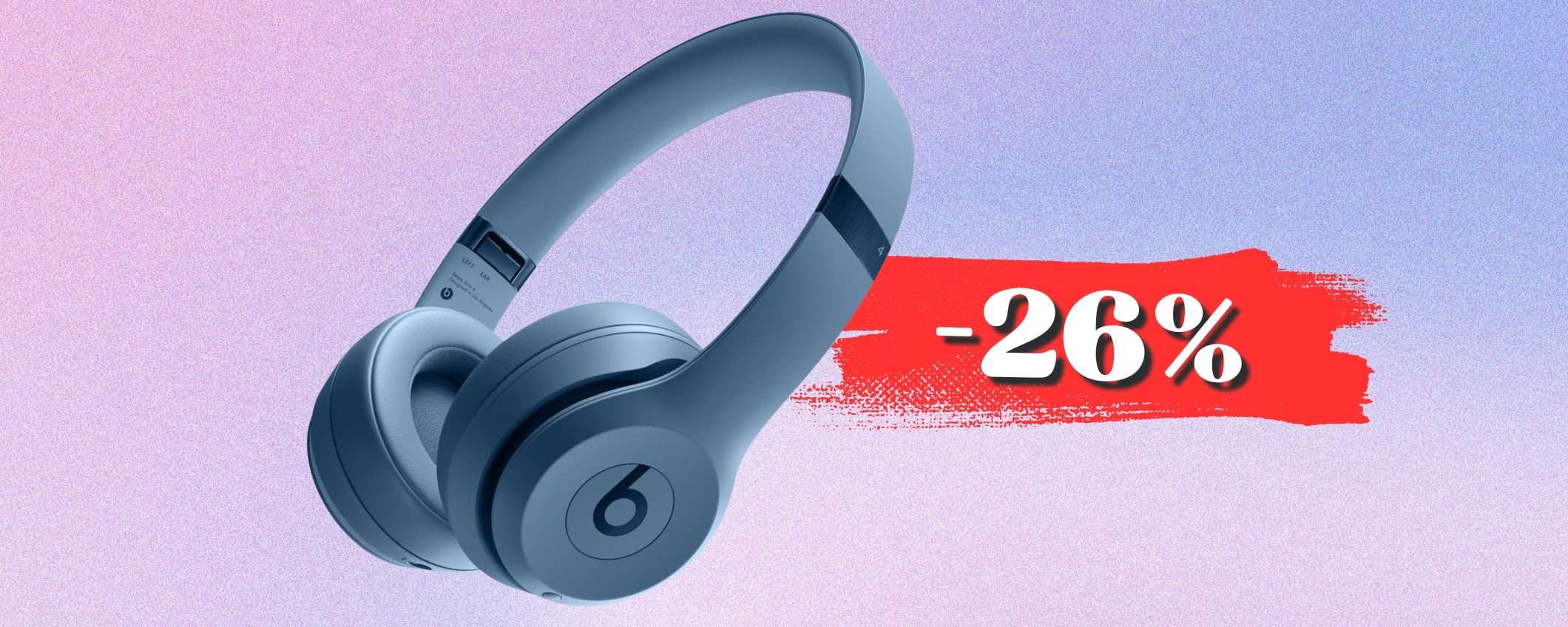 Beats Solo 4, cuffioni Bluetooth dall'audio SPAZIALE ora in promo (-26%) Beats Solo 4, cuffioni Bluetooth dall'audio SPAZIALE ora in promo (-26%)