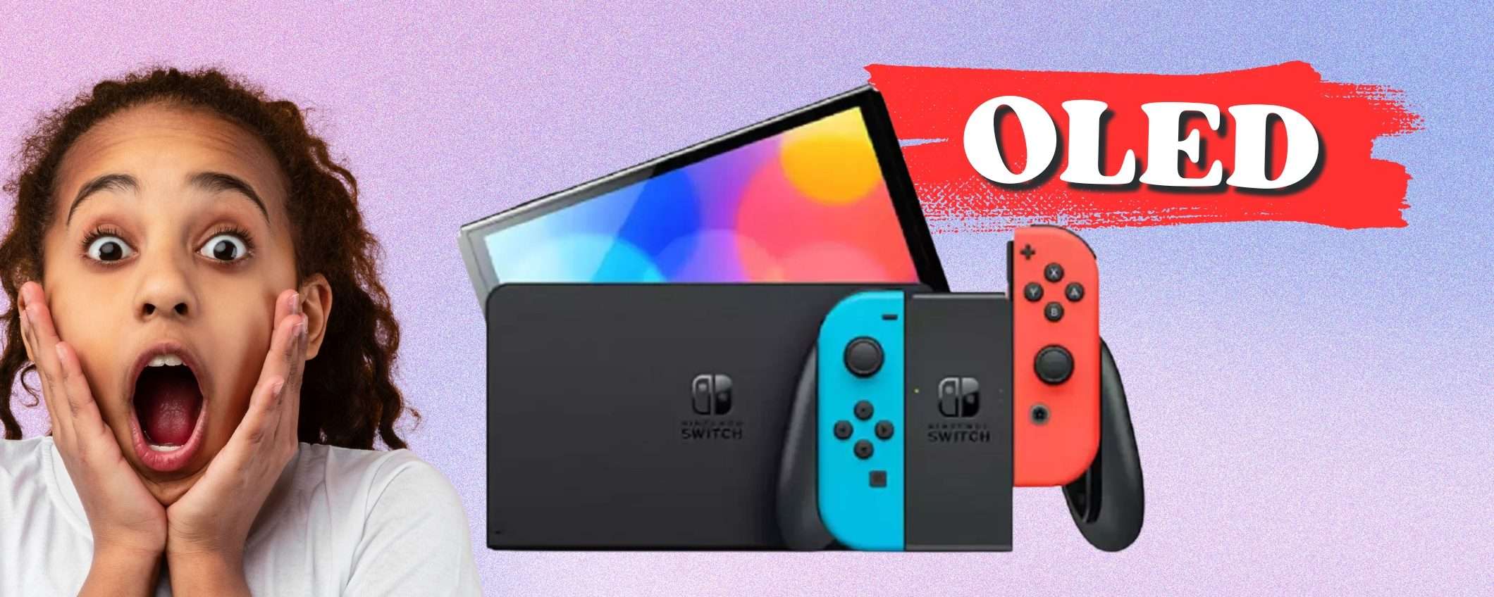 Nintendo Switch OLED scende sotto i 270€, JoyCon Blu/Rosso Nintendo Switch OLED scende sotto i 270€, JoyCon Blu/Rosso