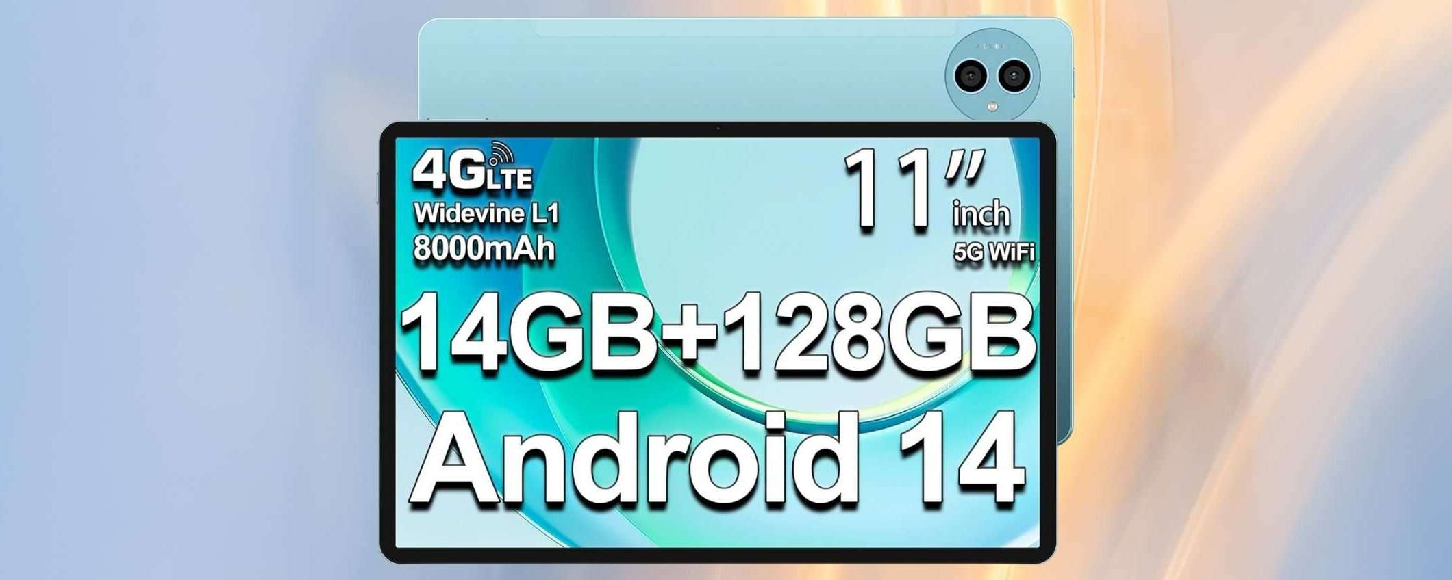 Fantastico tablet Android da 11 pollici a 119,99€ con questo coupon Amazon Fantastico tablet Android da 11 pollici a 119,99€ con questo coupon Amazon