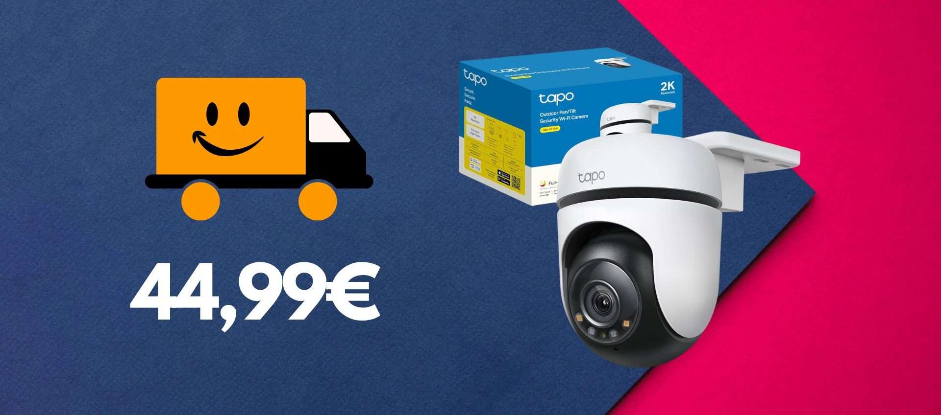 Tapo C510W in offerta: telecamera di sorveglianza QHD 2K a soli 44,99€ Tapo C510W in offerta: telecamera di sorveglianza QHD 2K a soli 44,99€