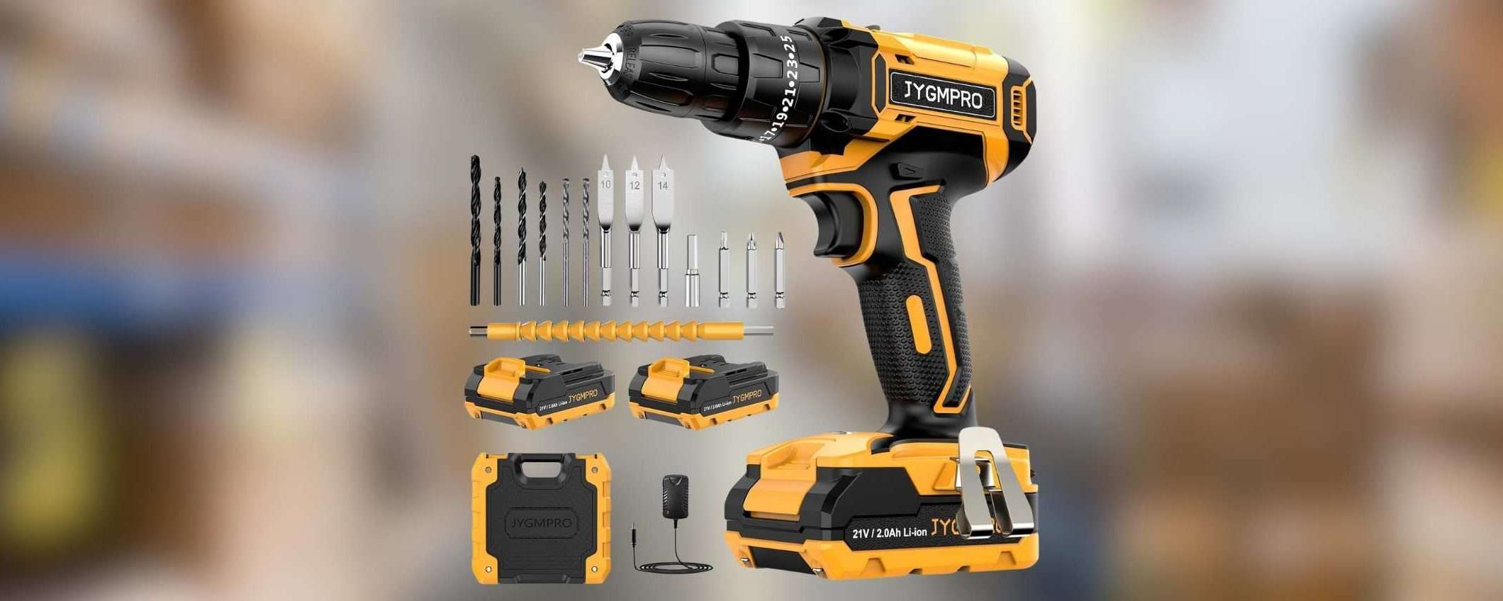 Trapano avvitatore multi-accessoriato in doppio sconto Amazon (coupon) Trapano avvitatore multi-accessoriato in doppio sconto Amazon (coupon)