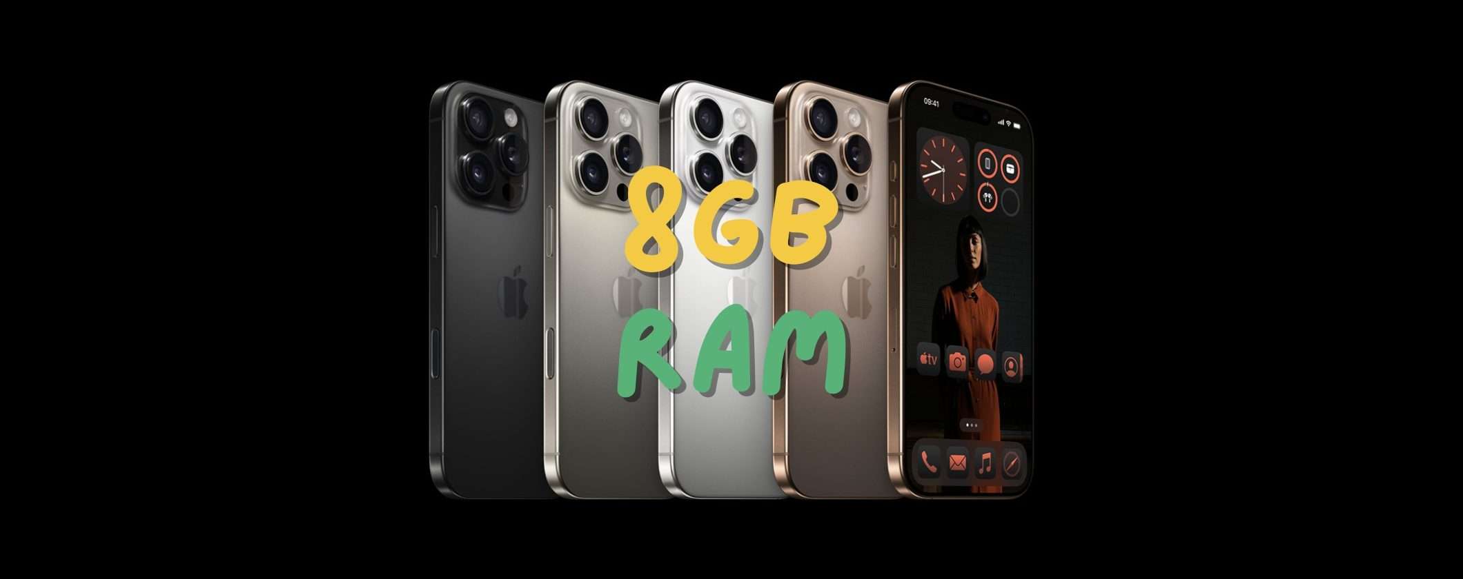 Apple conferma che gli iPhone 16 hanno tutti 8GB di RAM Apple conferma che gli iPhone 16 hanno tutti 8GB di RAM