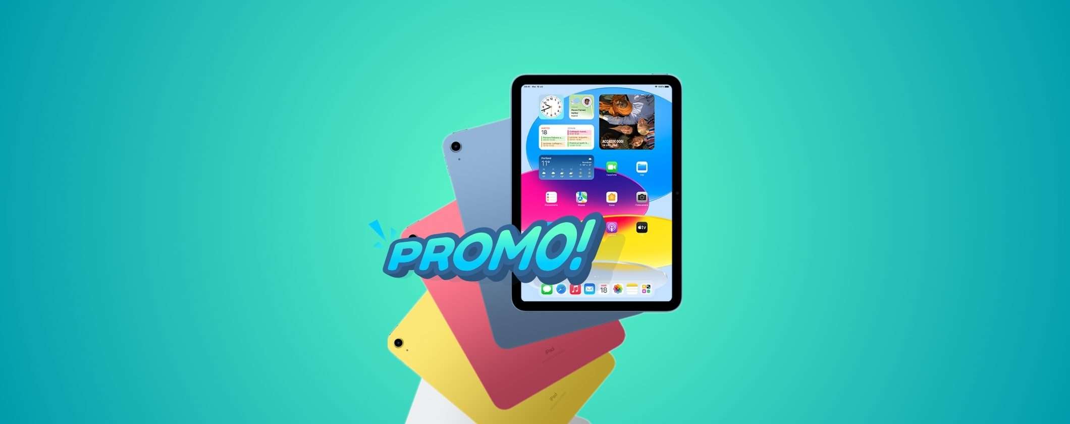 Approfitta di Apple iPad 10 in PROMO BOMBA su Unieuro Approfitta di Apple iPad 10 in PROMO BOMBA su Unieuro