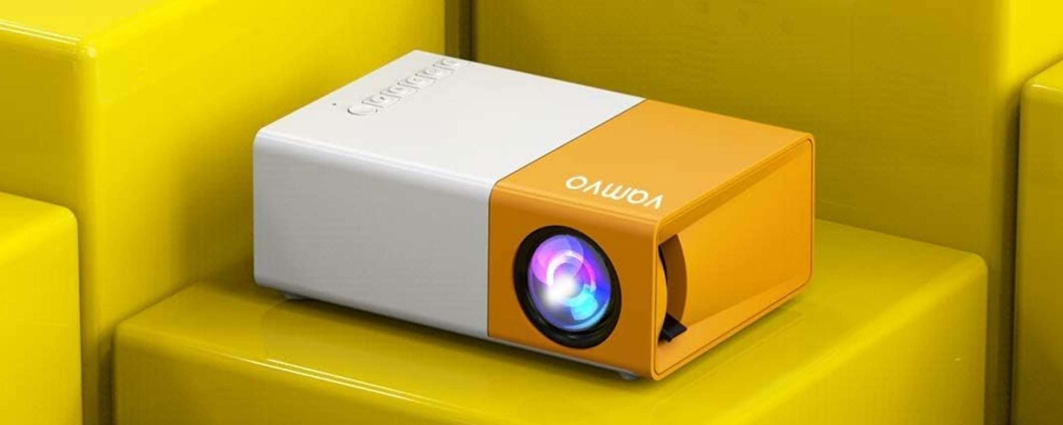 Il cinema dentro casa con questo Mini Proiettore super versatile Il cinema dentro casa con questo Mini Proiettore super versatile
