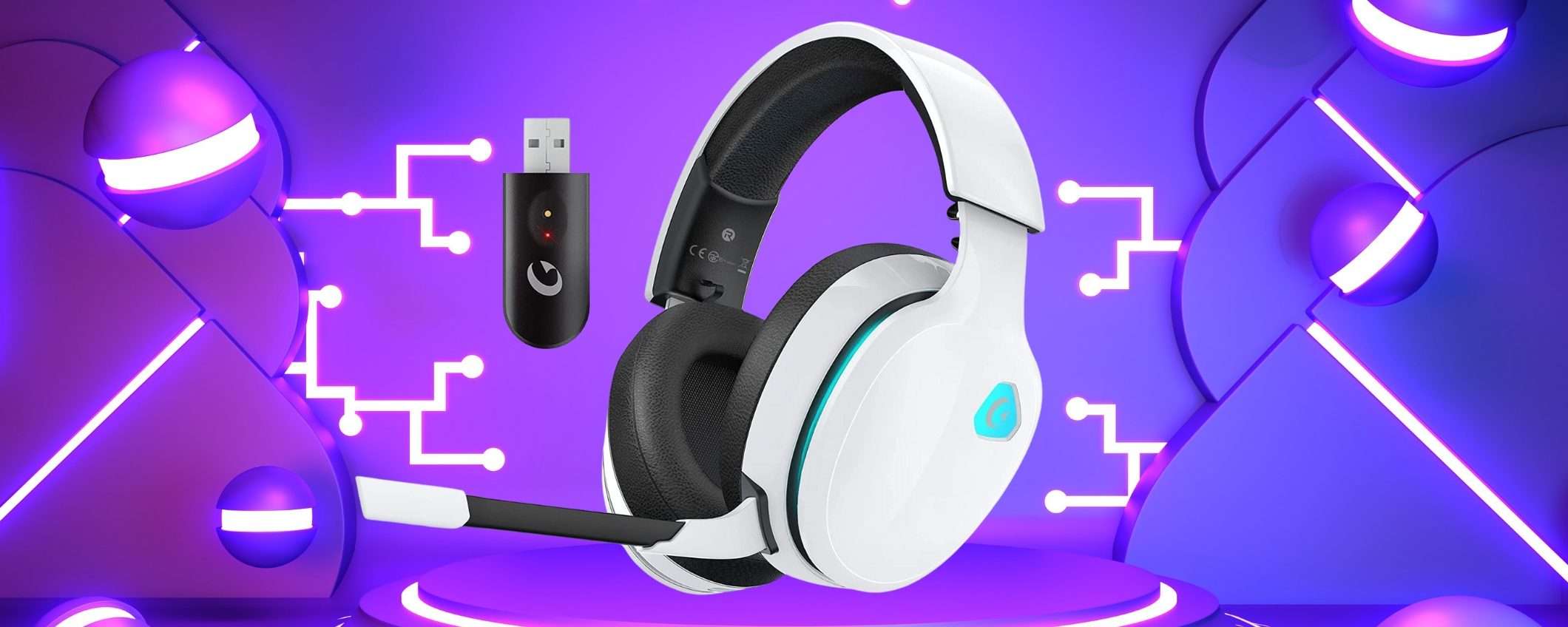 Cuffie wireless Gaming con connessione 3 in 1 e microfono staccabile (-20%) Cuffie wireless Gaming con connessione 3 in 1 e microfono staccabile (-20%)