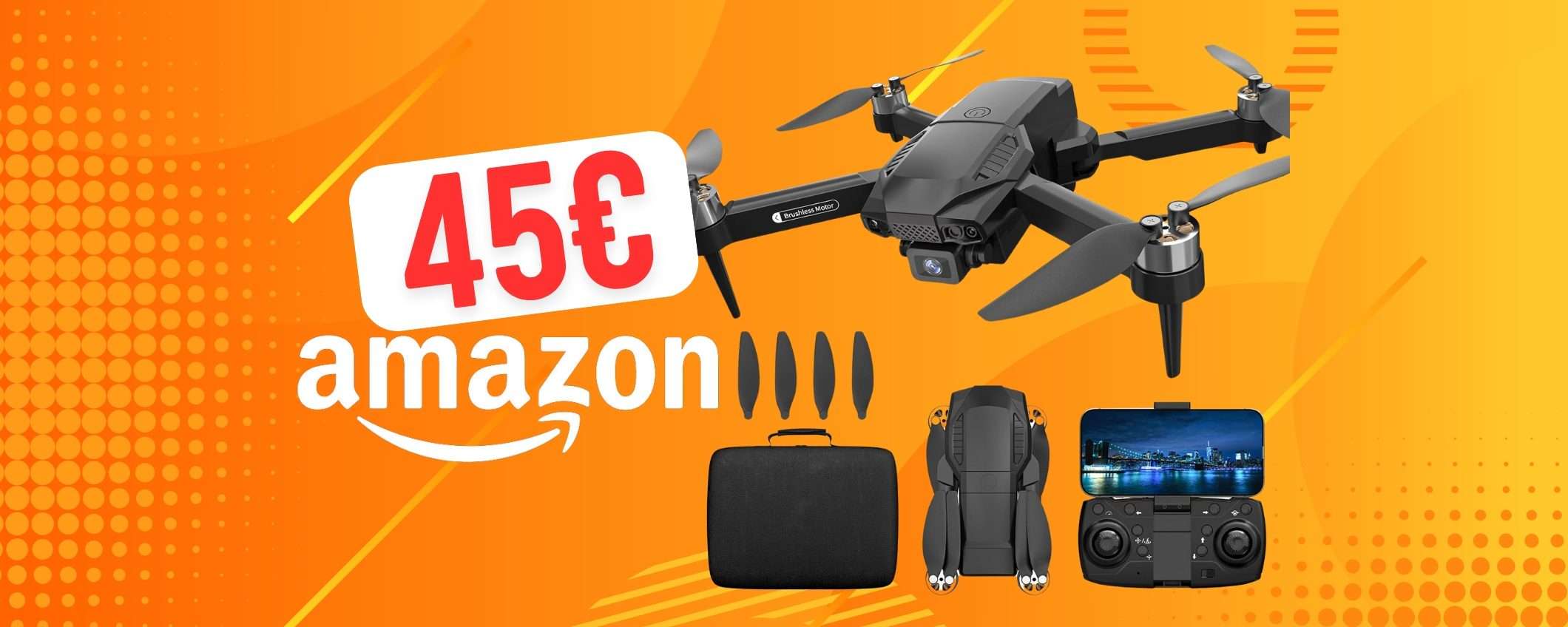 Drone con doppia telecamera HD: il REGALO MIGLIORE tuo a soli 45€ Drone con doppia telecamera HD: il REGALO MIGLIORE tuo a soli 45€