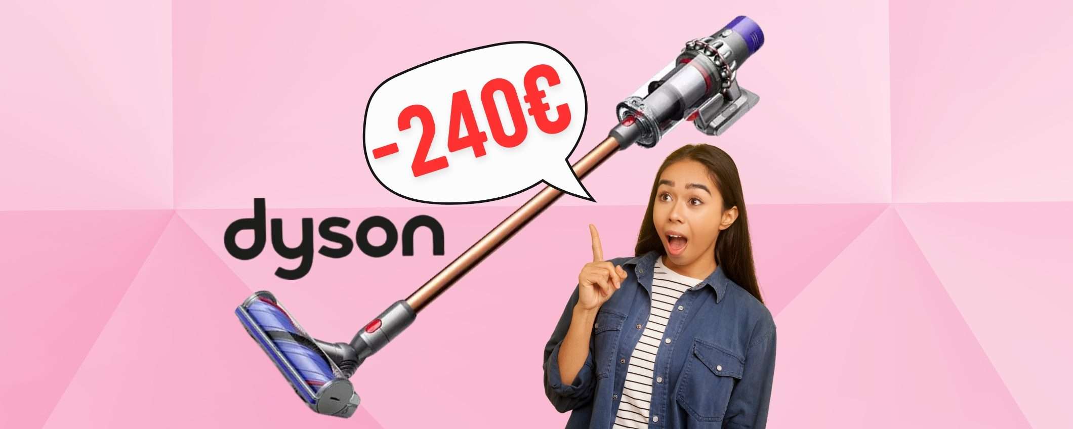 Dyson Cyclone V10 Absolute in promo eBay al 33% + 10% con codice segreto Dyson Cyclone V10 Absolute in promo eBay al 33% + 10% con codice segreto