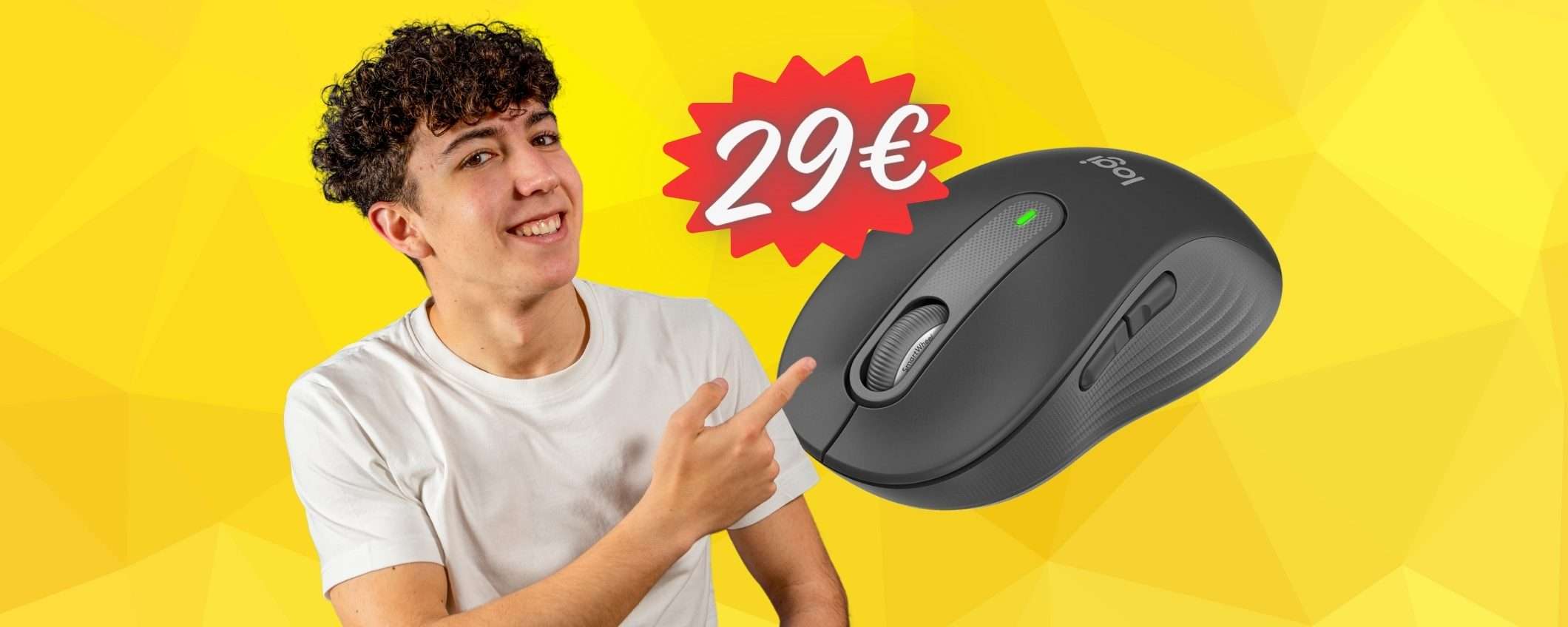 Logitech Signature M650: mouse wireless a prezzo conveniente (29€) Logitech Signature M650: mouse wireless a prezzo conveniente (29€)