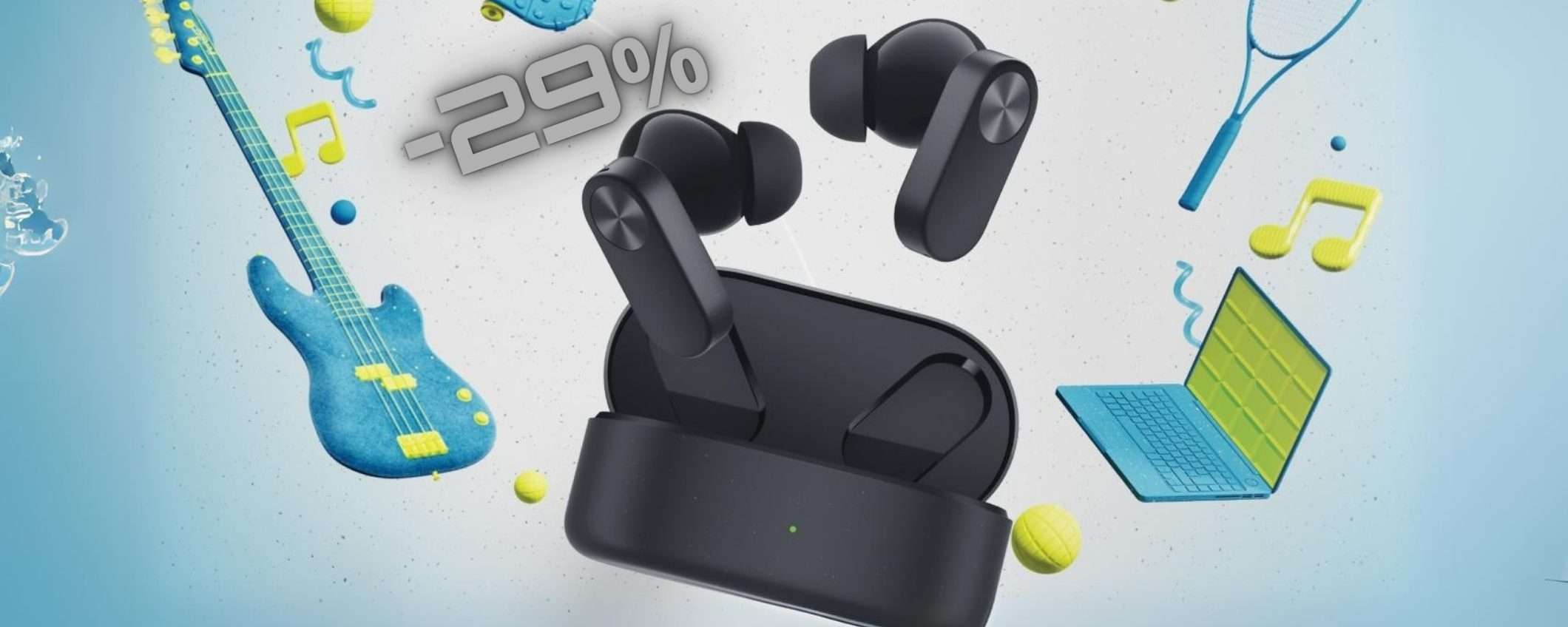 OnePlus Nord Buds 2: auricolari wireless con Dolby Atmos e 36h di audio OnePlus Nord Buds 2: auricolari wireless con Dolby Atmos e 36h di audio