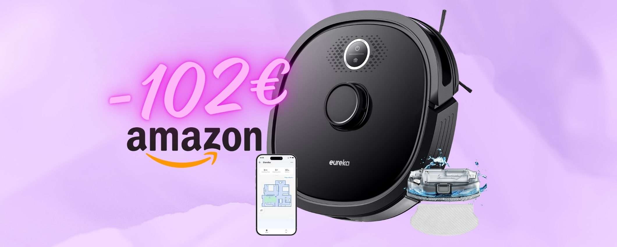 Pavimenti sempre perfetti senza alzare un dito con il Robot Eureka NER600 Pavimenti sempre perfetti senza alzare un dito con il Robot Eureka NER600