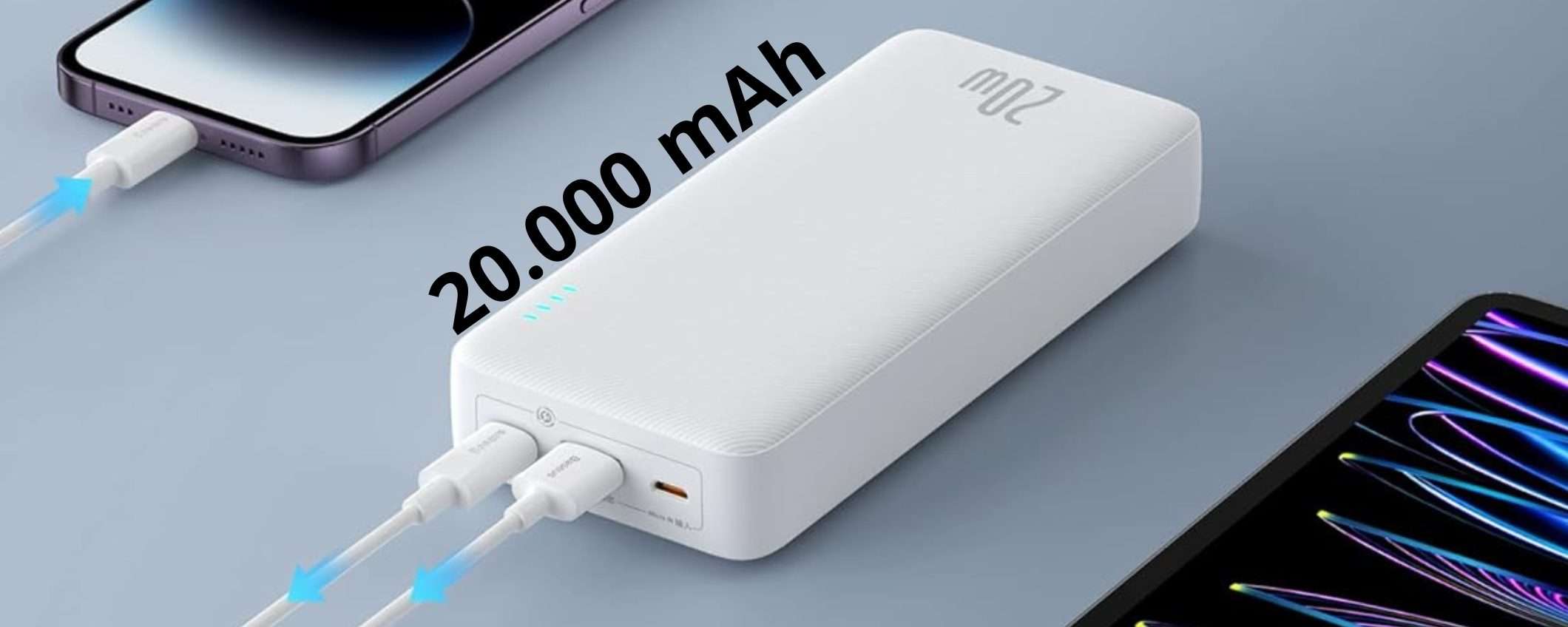 Con questo Power Bank la batteria dei tuoi device dura in eterno Con questo Power Bank la batteria dei tuoi device dura in eterno
