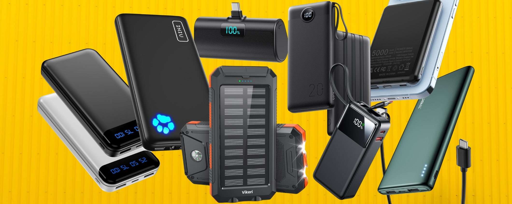 Ricarica i dispositivi dove vuoi con il Power Bank: 8 modelli selezionati Ricarica i dispositivi dove vuoi con il Power Bank: 8 modelli selezionati