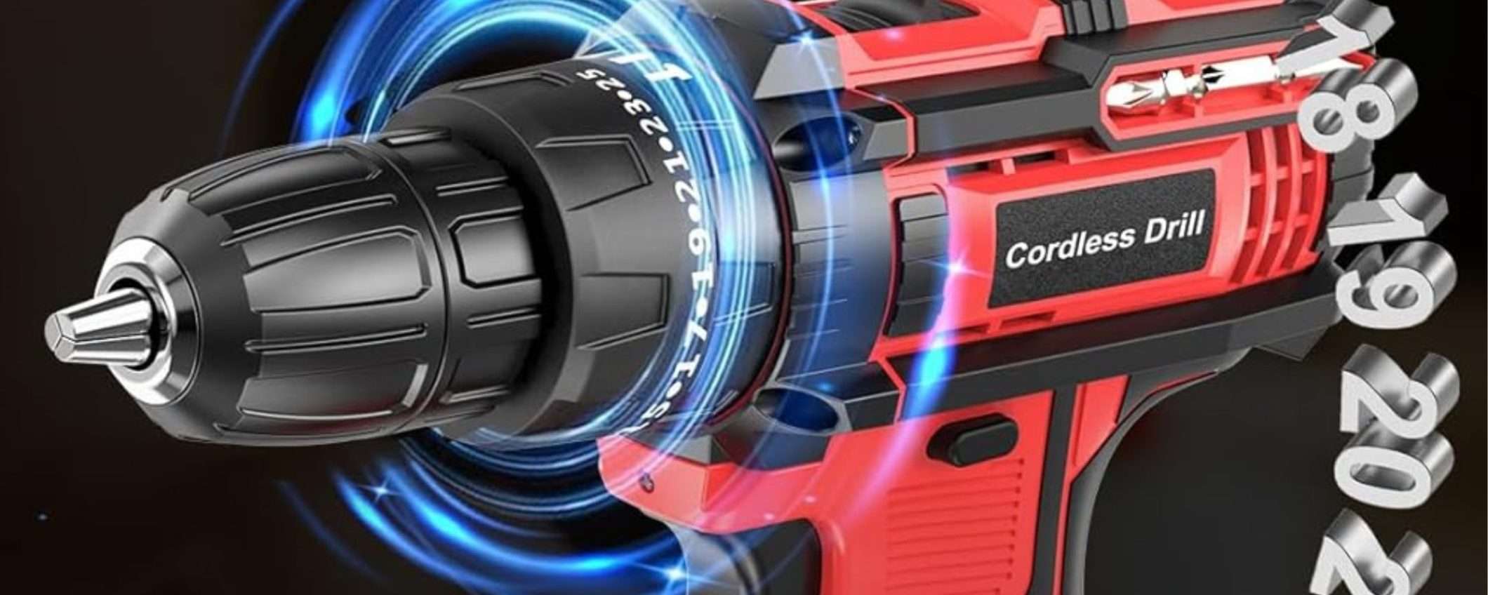 Trapano a batteria con percussione e tanti accessori: prezzo assurdo (38€) Trapano a batteria con percussione e tanti accessori: prezzo assurdo (38€)