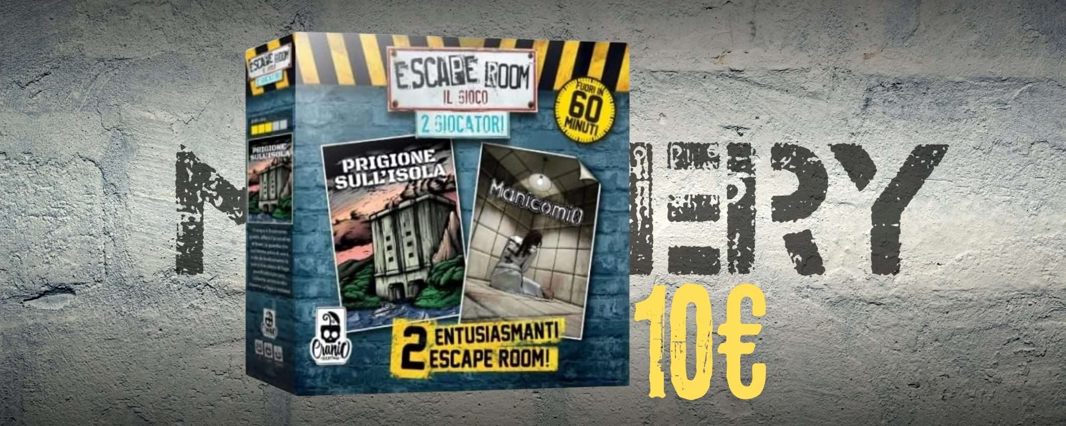 Una vera Escape Room direttamente a casa tua: 2 avventure a soli 10€ Una vera Escape Room direttamente a casa tua: 2 avventure a soli 10€